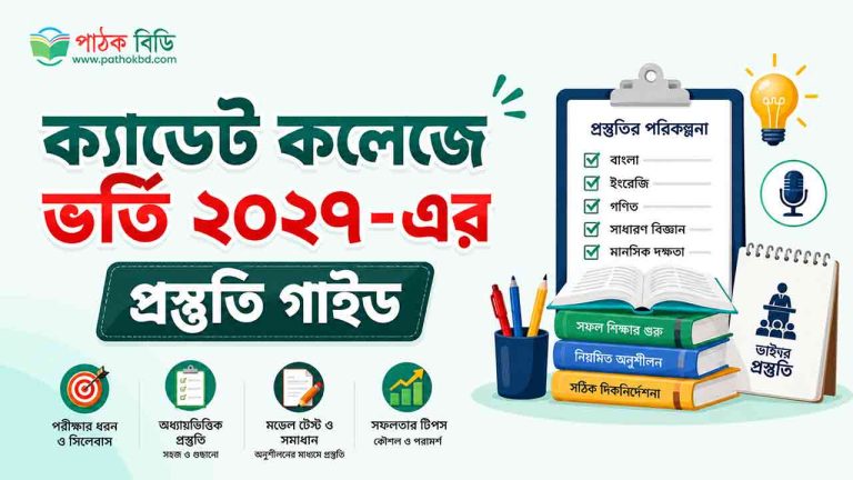 ক্যাডেট কলেজে ভর্তি ২০২৭