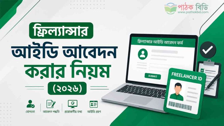 ফ্রিল্যান্সার আইডি আবেদন করার নিয়ম (২০২৬)